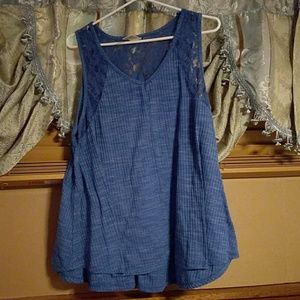 5/25 Blue tank top
